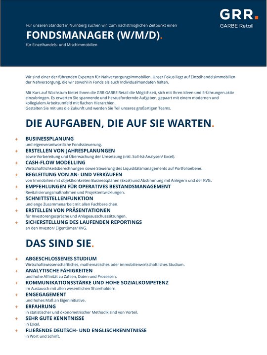 Vorschau Stellenanzeige PDF