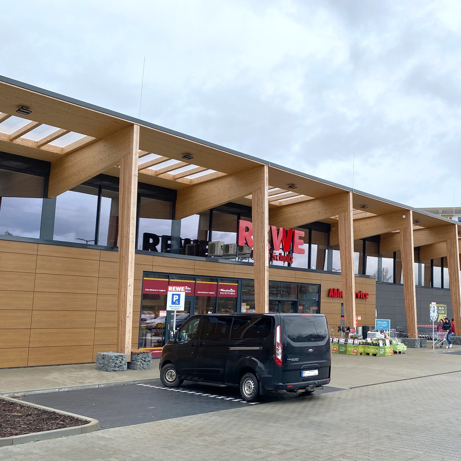 Nahversorgungszentrum in Plauen, Sachsen