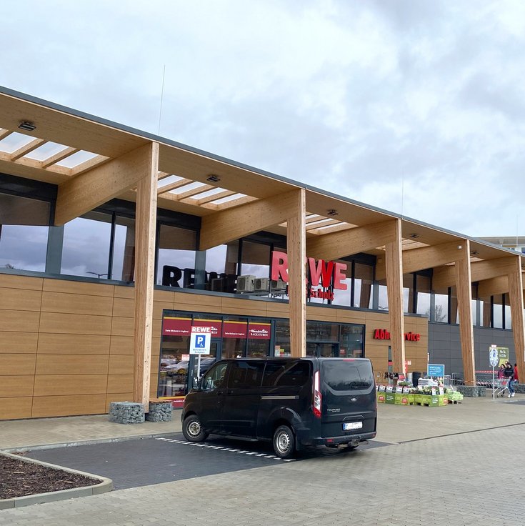 Nahversorgungszentrum in Plauen, Sachsen
