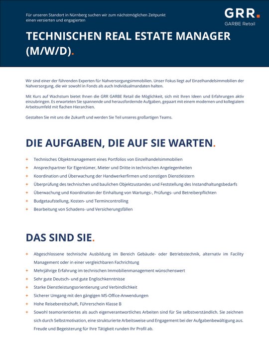 Vorschau Stellenanzeige PDF
