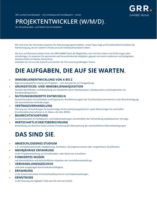 Vorschau Stellenanzeige PDF